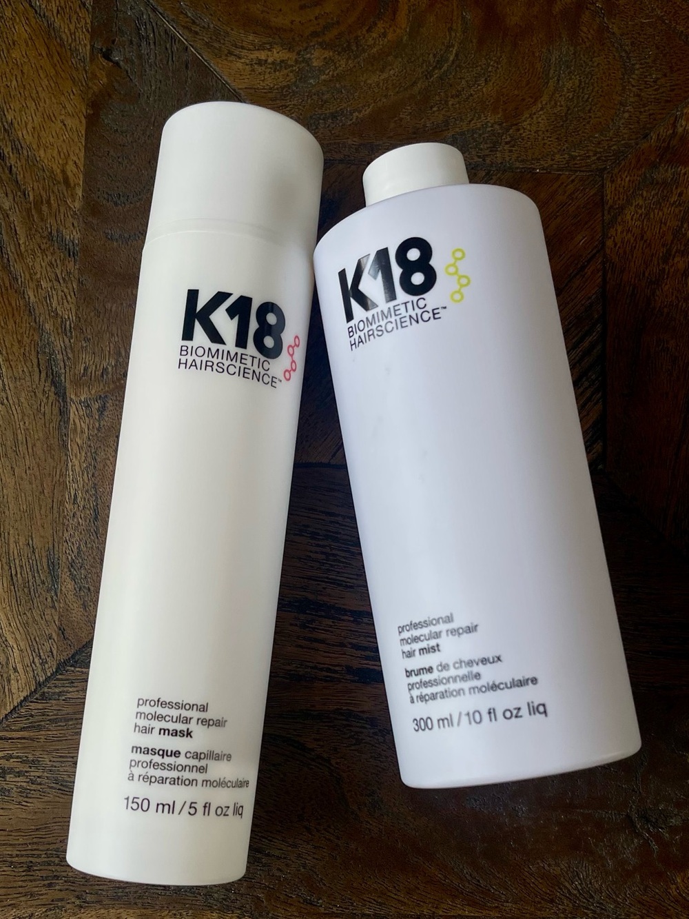 NEW K18 Biomimetic Hairscience Professional Bundle: Molecular Repair Mask & Mist